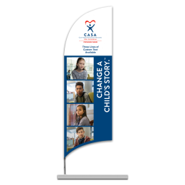 Change a Child's Story Feather Banner 