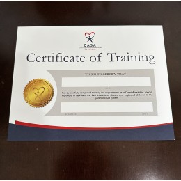 CASA Certificate of Training - Instock