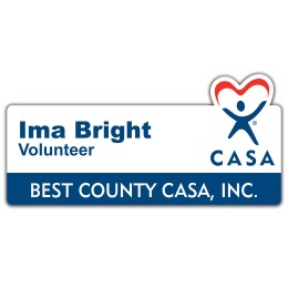 Name Badge (CASA) Customizable - Ships Free