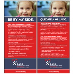 Rack Card - Be by my side - ENGLISH AND SPANISH