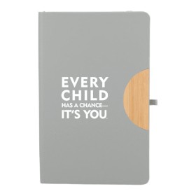 5.5" x 8.5" Kaya Recycled PU and Bamboo JournalBook