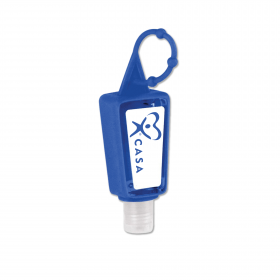 1 OZ Hand Sanitizer Gel With Adjustable Silicone Holder Case 