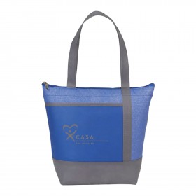 Zippered 9 Can Non-Woven Lunch Cooler 