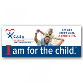 CUSTOM Lift Up a Child Vinyl Banner
