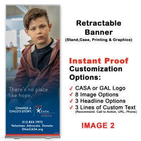 Change A Child’s Story ™ Roll Up Banner