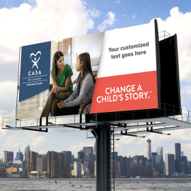 CUSTOM Change a Child's Story Vinyl Banner 