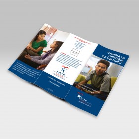 Spanish Change a Child's Story Brochure (Custom Logo, Contact & QrCode)