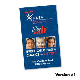 Sign Up Speak Up Card Magnet