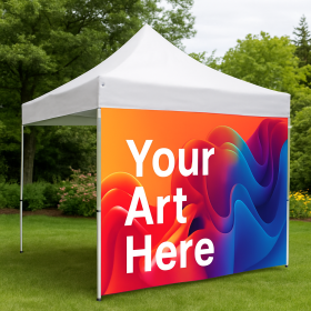 Full Color Tent Wall - 10' x 10' 
