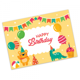 Custom Happy Birthday Greetings Cards - Direct Print/ With envelopes