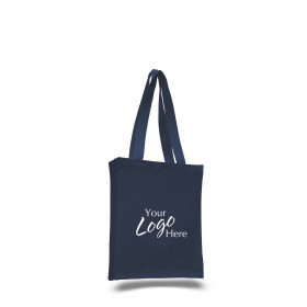 Canvas Book Bag 10" W x 12" H with 3" Gusset