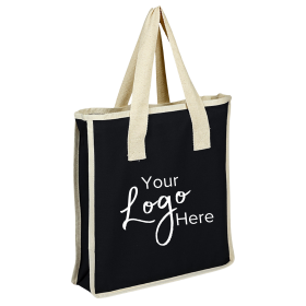 Canvas Shopping 14" x 15" x 4" Gusset  Bag