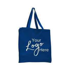 Canvas Shopper Bag 14" W x 15" H with 4" Gusset