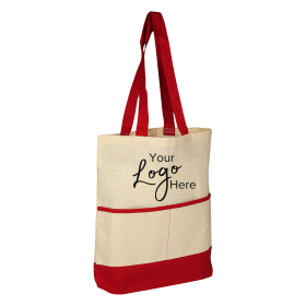 Accent Tote 16" x 17" x 3" Gusset  Bag with Pocket