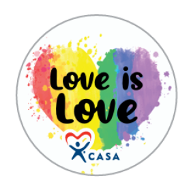 Pride Button, Love is Love