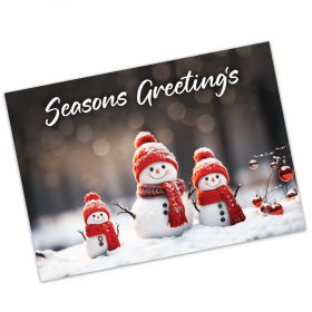 Custom Seasons Greeting Cards - Direct Print/ With envelopes