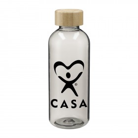 22oz RPET Reusable Bottle w/ FSC® 100% Bamboo Lid