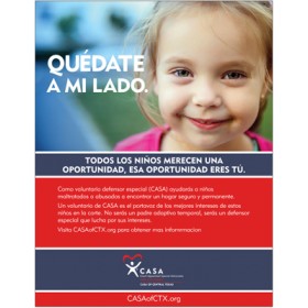 Flyer - Be by my side - English and Spanish
