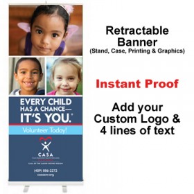3 Kids Roll Up Banner (Every Child)